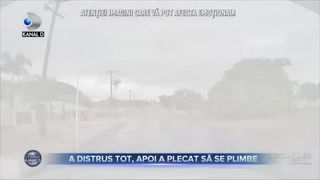 A distrus tot, apoi a plecat să se plimbe