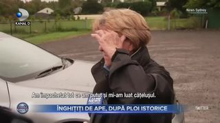 &Icirc;nghițiți de ape, după ploi istorice