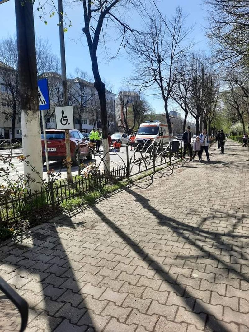 Accident pe trecerea de pietoni în Giurgiu