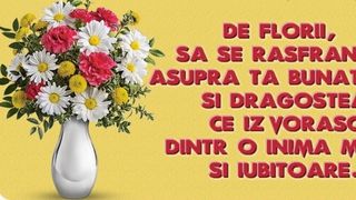 La mulţi ani de Florii 2022: Mesaje, urări şi felicitări pentru toţi cei care poartă nume de floare