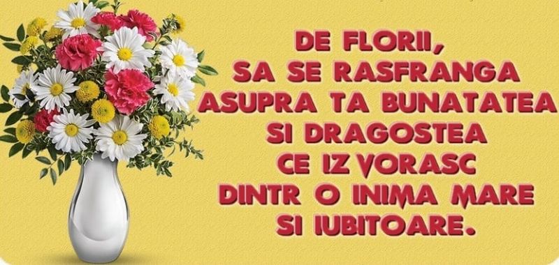 La mulţi ani de Florii 2022: Mesaje, urări şi felicitări pentru toţi cei care poartă nume de floare