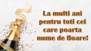 La mulţi ani de Florii 2022: Mesaje, urări şi felicitări pentru toţi cei care poartă nume de floare