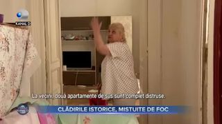 Clădirile istorice, mistuite de flăcări