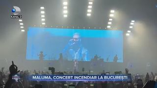 Maluma - concert incendiar la București