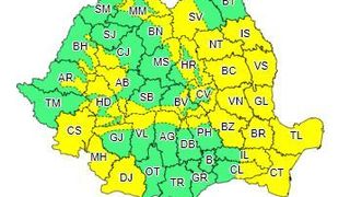 Atenționare Cod galben de ninsori. Vânt puternic în estul, sud-estul şi sud-vestul ţării