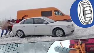 VIDEO | Iarnă grea în aprilie. Ninge abundent la munte