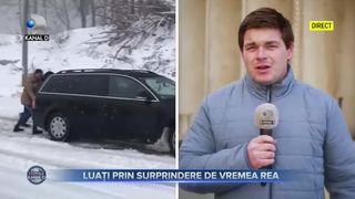 Luați prin surprindere de vremea rea