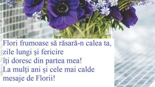 felicitări și mesaje de florii 2022