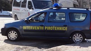 Colet suspect în parcarea unei policlinici din Târgu Mureș