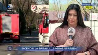 Incendiu la spitalul ”Bagdasar-Arseni”