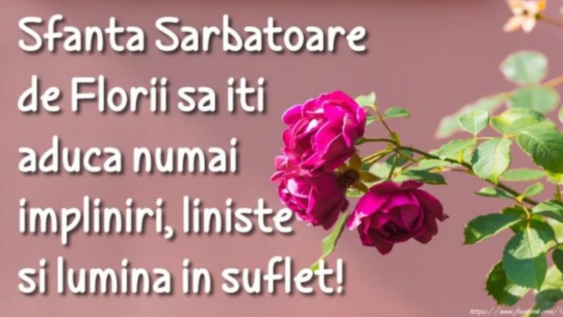 Lista completă a numelor care se sărbătoresc de Florii 2022: La mulţi ani! Mesaje şi felicitări frumoase
