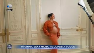 Rihanna, sexy mama, pe coperta Vogue