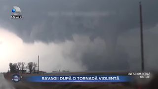 Ravagii după o tornadă violentă