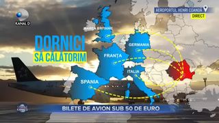 Bilete de avion sub 50 de euro