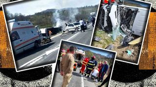 VIDEO| Autoritățile sunt în alertă! Accidente în lanț pe drumurile din România