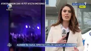 Audieri &icirc;n cazul spectatorilor gazați la concert