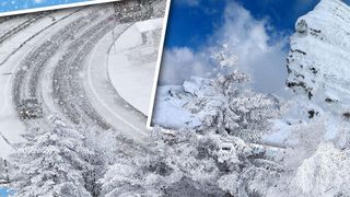 VIDEO - Iarna din luna Aprilie. La munte a a nins mai mult decât a făcut-o toată iarna