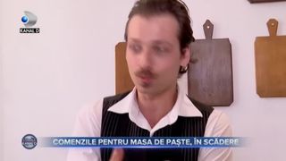 Comenzile pentru masa de Paște, în scădere