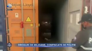 Droguri de milioane, confiscate de poliție
