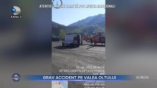 Grav accident pe Valea Oltului