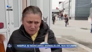 Nisipul și m&acirc;ncarea anmalelor, mai scumpe