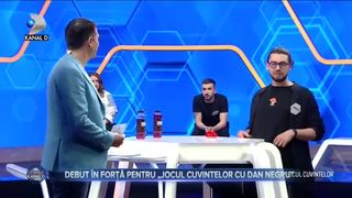 Debut în forță pentru ”Jocul cuvintelor” cu Dan Negru
