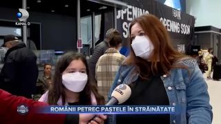 Rom&acirc;nii petrec Pastele in strainatate