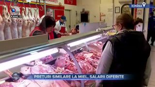 Preturi similare la miel, salarii diferite
