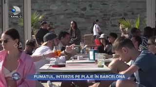 Fumatul, interzis pe plaje in Barcelona