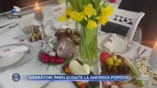 Sarbatori imbelsugate la Andreea Popovici
