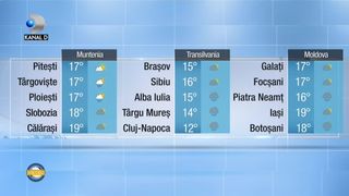 Meteo seara 22.04