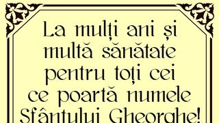 mesaje felicitări sf gheorghe
