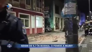 Seism puternic in Bosnia, o femeie a murit