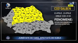Jumătate de țară, afectată de vijelii