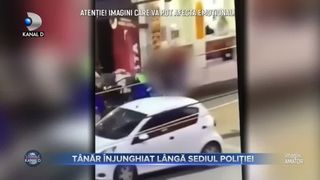 T&acirc;năr &icirc;njunghiat l&acirc;ngă sediul Poliției