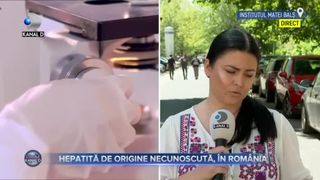 Hepatită de origine necunoscută, în România