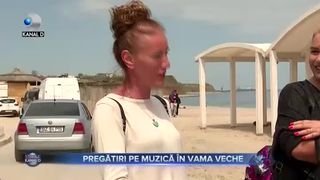 Pregătiri pe muzică în Vama Veche