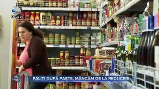 Faliți după Paște, m&acirc;ncăm de la reduceri