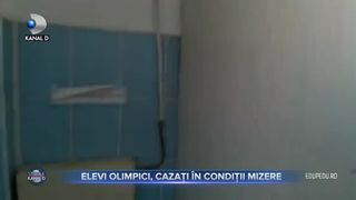Elevi olimpici, cazați &icirc;n condiții mizere