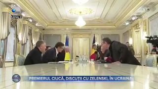 Premierul Ciucă, discuții cu Zelenski, &icirc;n Ucraina