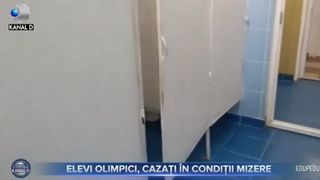 VIDEO - Elevi olimpici cazați în mizerie. Ce spune Ministrul Educației, Sorin Cîmpeanu