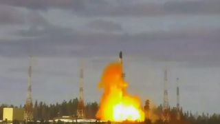 C&acirc;t de puternică este racheta RS-28 Sarmat. Racheta poreclită Satan 2 a fost testată de armata rusească