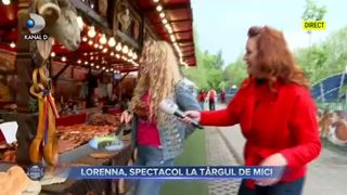 Lorenna, spectacol la t&acirc;rgul de mici