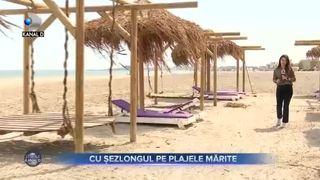 Cu șezlongul pe plajele mărite