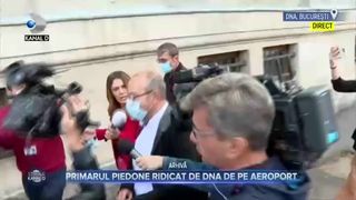 Primarul Piedone ridicat de DNA de pe aeroport
