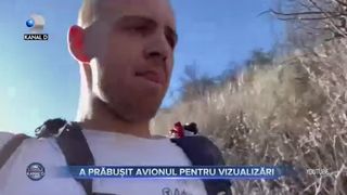 A prăbușit avionul pentru vizualizări