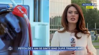 Fetița de 5 ani se simte bine după transplant