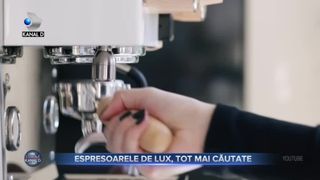 Espresoarele de lux, tot mai căutate