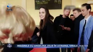 Imaginile cu Angelina Jolie în Ucraina, virale