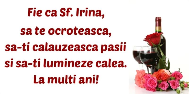 Sfânta Irina 2022: Mesaje, urări şi felicitări cu La mulţi ani!